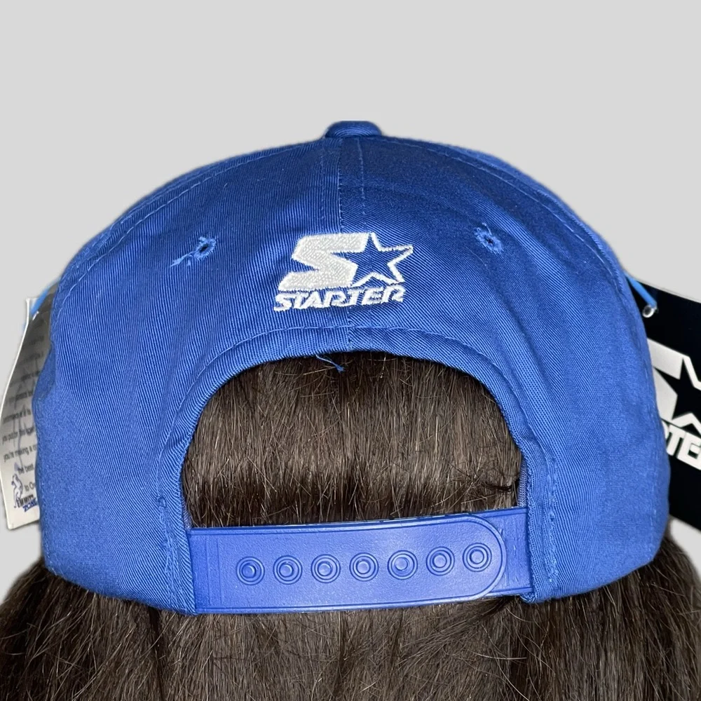 Vtg Starter Emmitt Smith Dallas Cowboys Emmitt Zone The Right Hat Snapback Cap - Picture 4 of 6